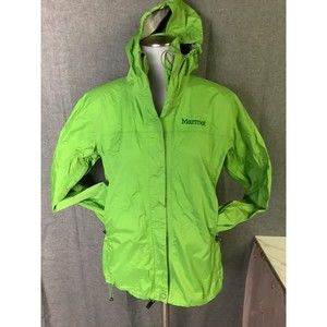 MARMOT Rain Jacket Waterproof Hood Zip Women’s| Hiking Camping |Size XS